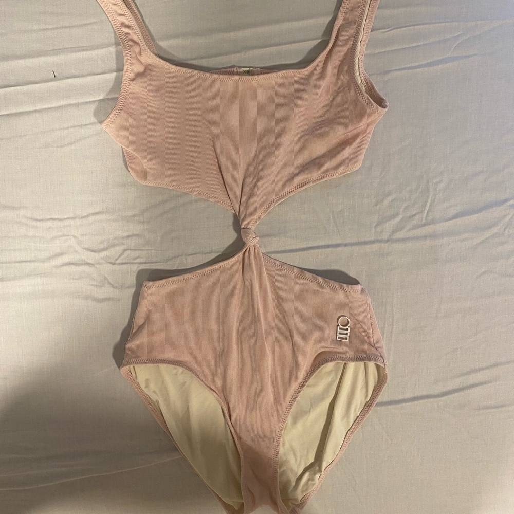 Solid and Striped Bailey One-Piece Swimsuit - size M